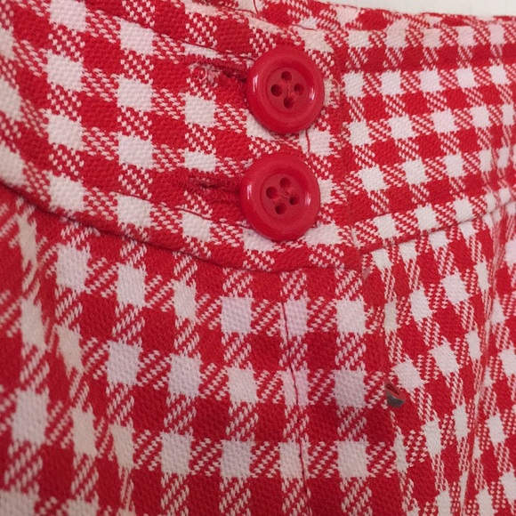 Cortty Brand- Red picnic Bell Bottoms 90s piece - Picture 3 of 3